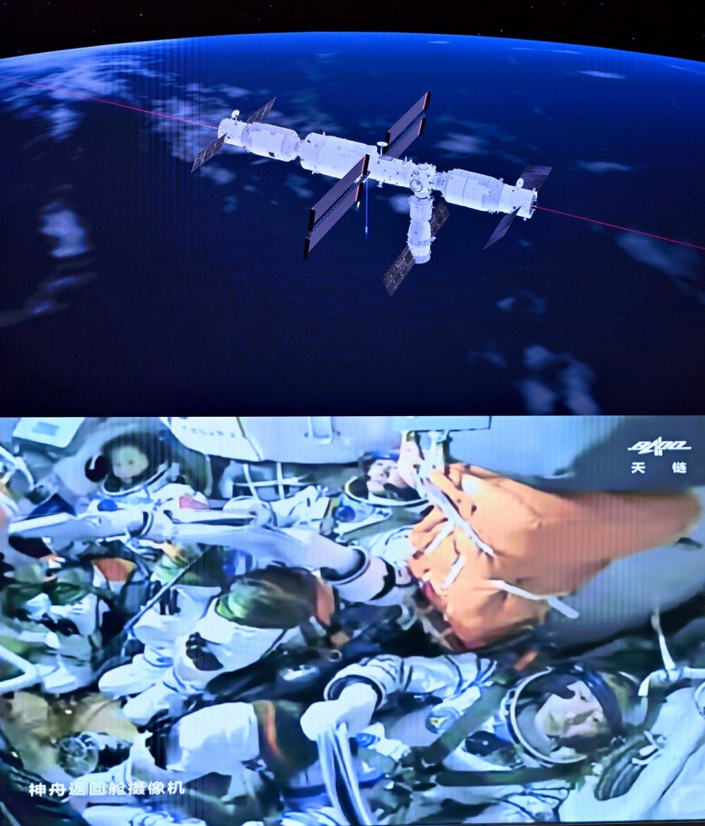 60秒回顾神舟十八号发射精彩瞬间
