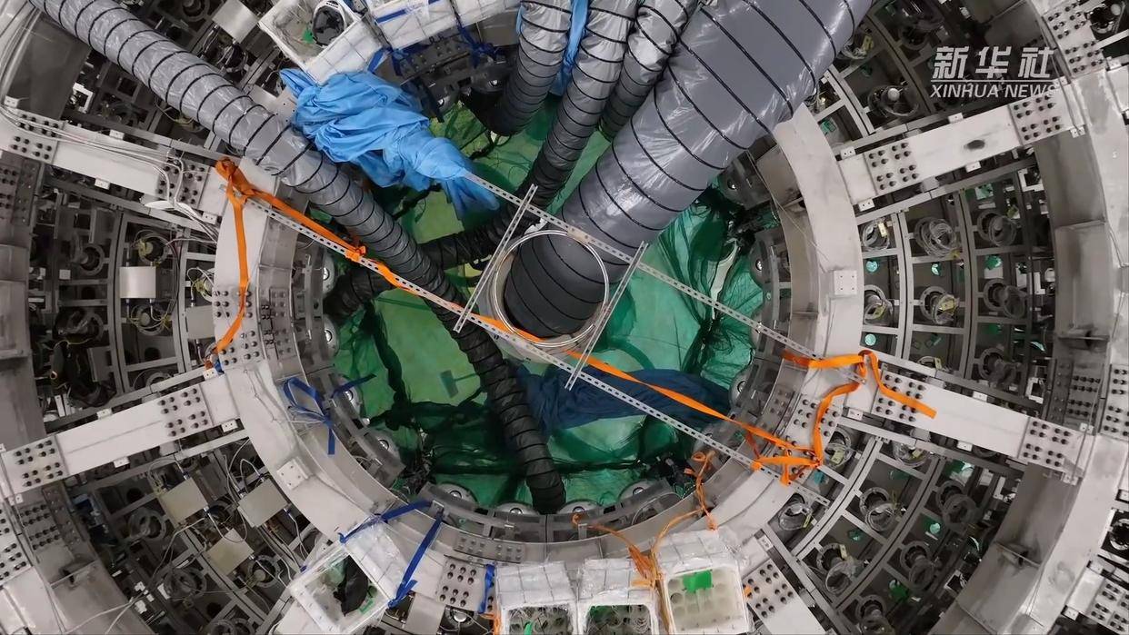 新华全媒+丨江门中微子实验液体灌注启动