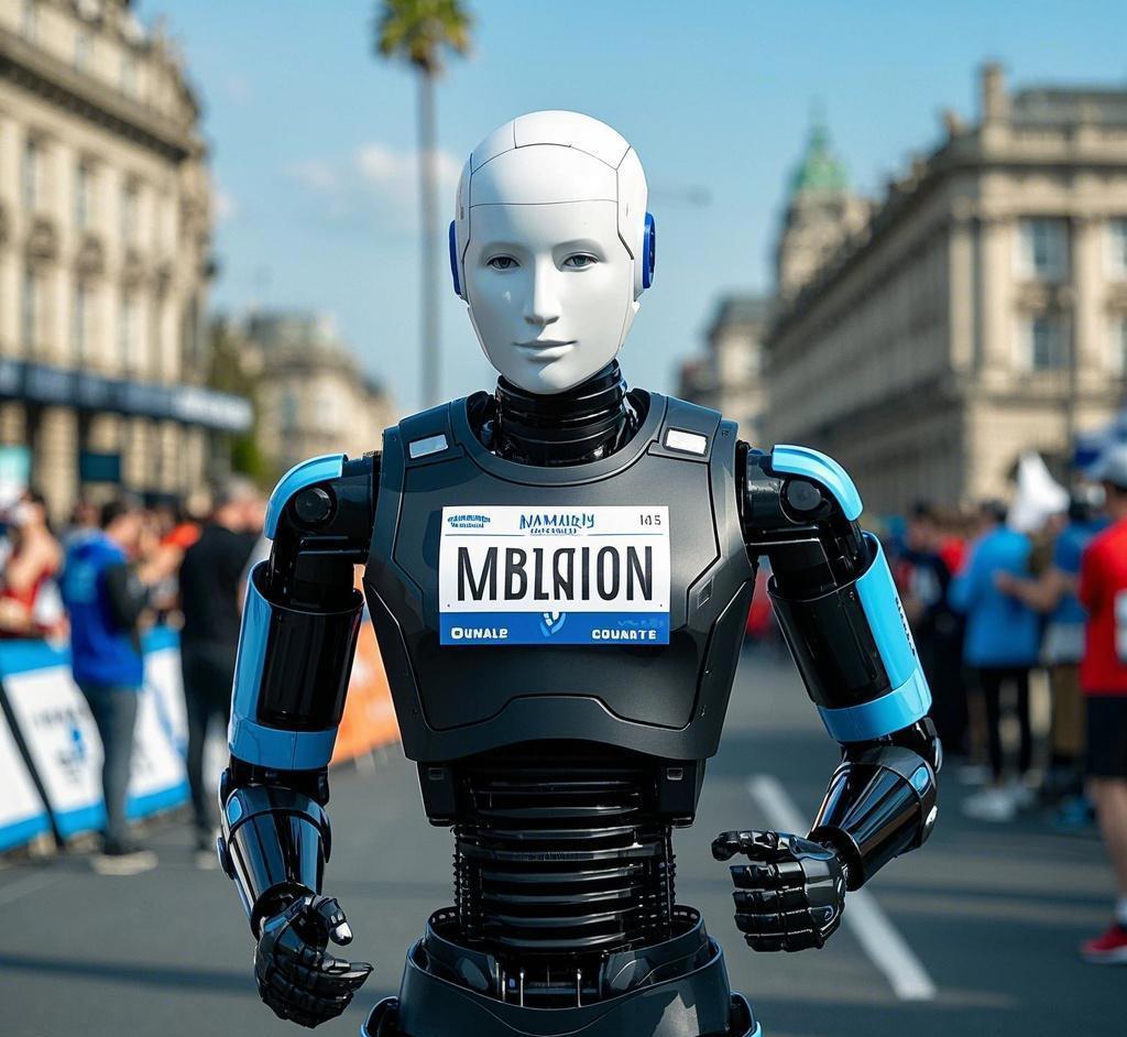 汇集前沿技术 亦庄人形机器人半马吸睛