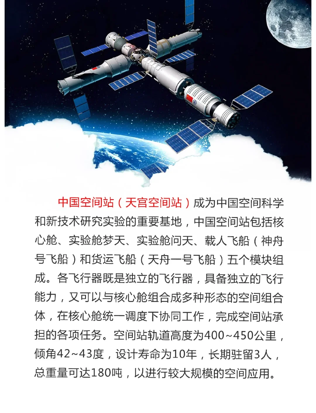 中国空间站已在轨实施200余项科学与应用项目