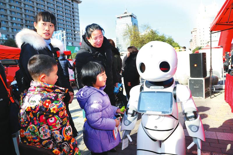 “传递能量方块”开启！未来一个月机器人将在北京街头“快闪”