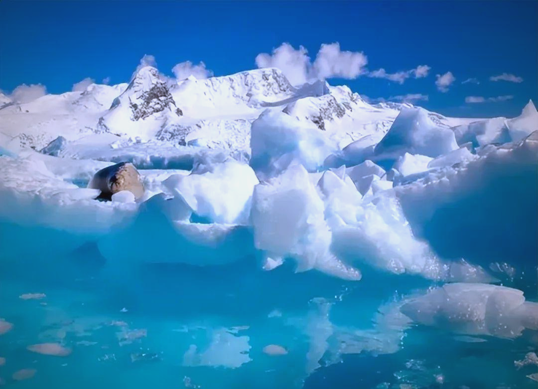世界最大冰山解体